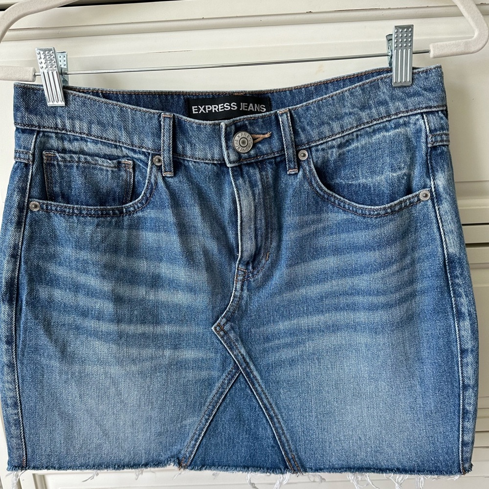 Express Denim Skirt